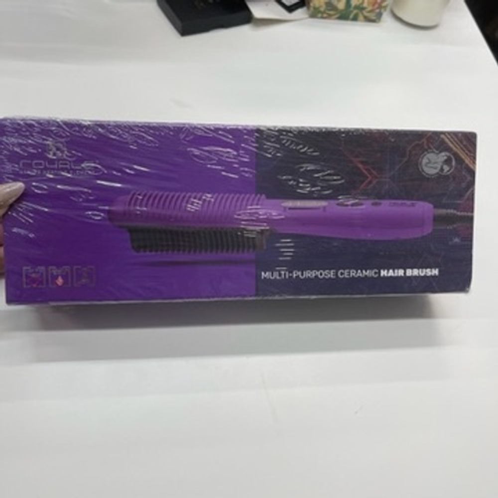 Royale RHB05 Multi-Purpose Ceramic Hair Brush Purple 450F Dual Voltage New